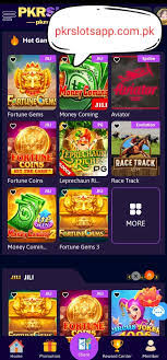 PKR Slots Login Screen Pakistan
